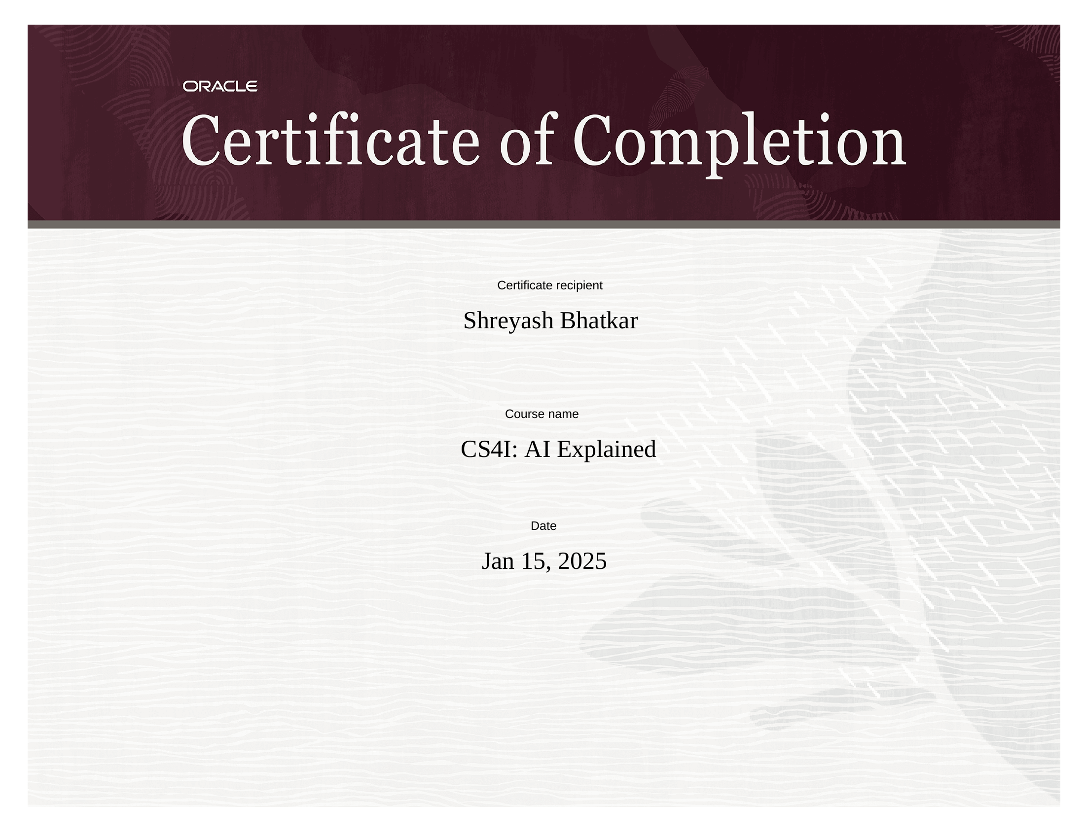AI Explained — CS4i Course