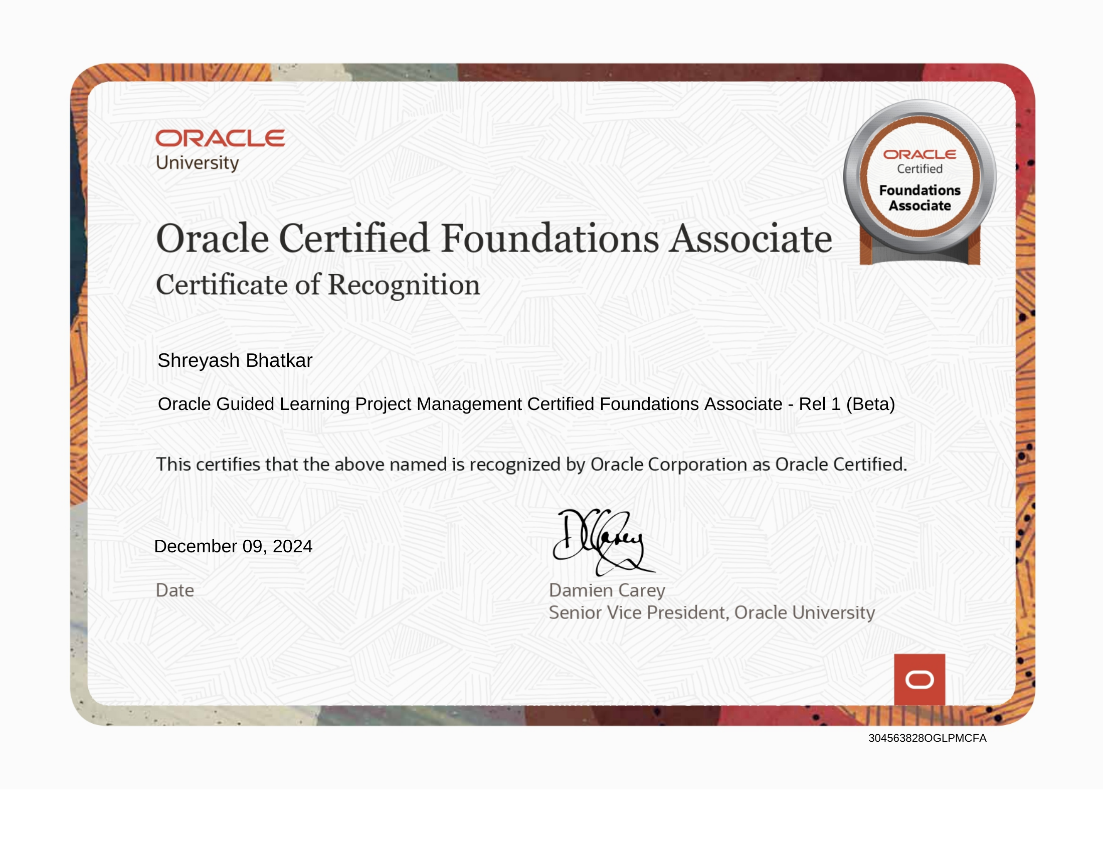 Project Management — Associate